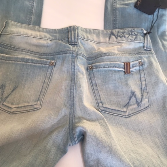 NOTIFY WOMAN HELEBORA Light blue size 27 NWOT made in Italy Factory pre-washed - Picture 6 of 7